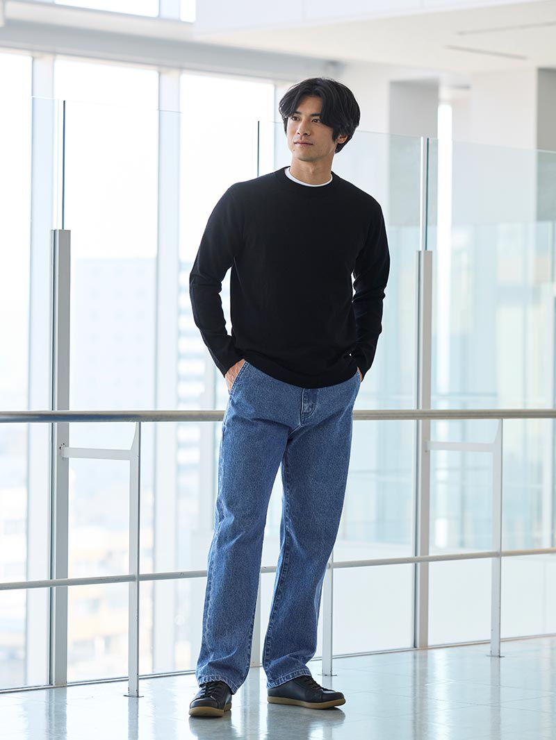 余裕を感じさせる、デニムの新しい見せ方