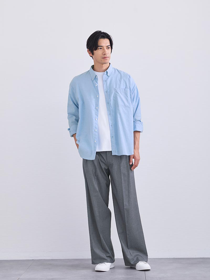 まずは押さえたい春の定番シャツ