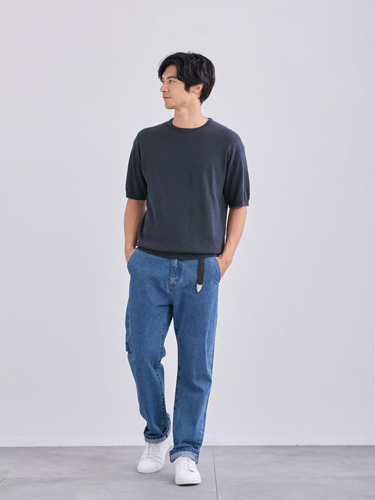ナチュラルなカジュアル感を大人っぽく