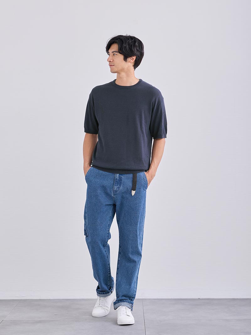 ナチュラルなカジュアル感を大人っぽく