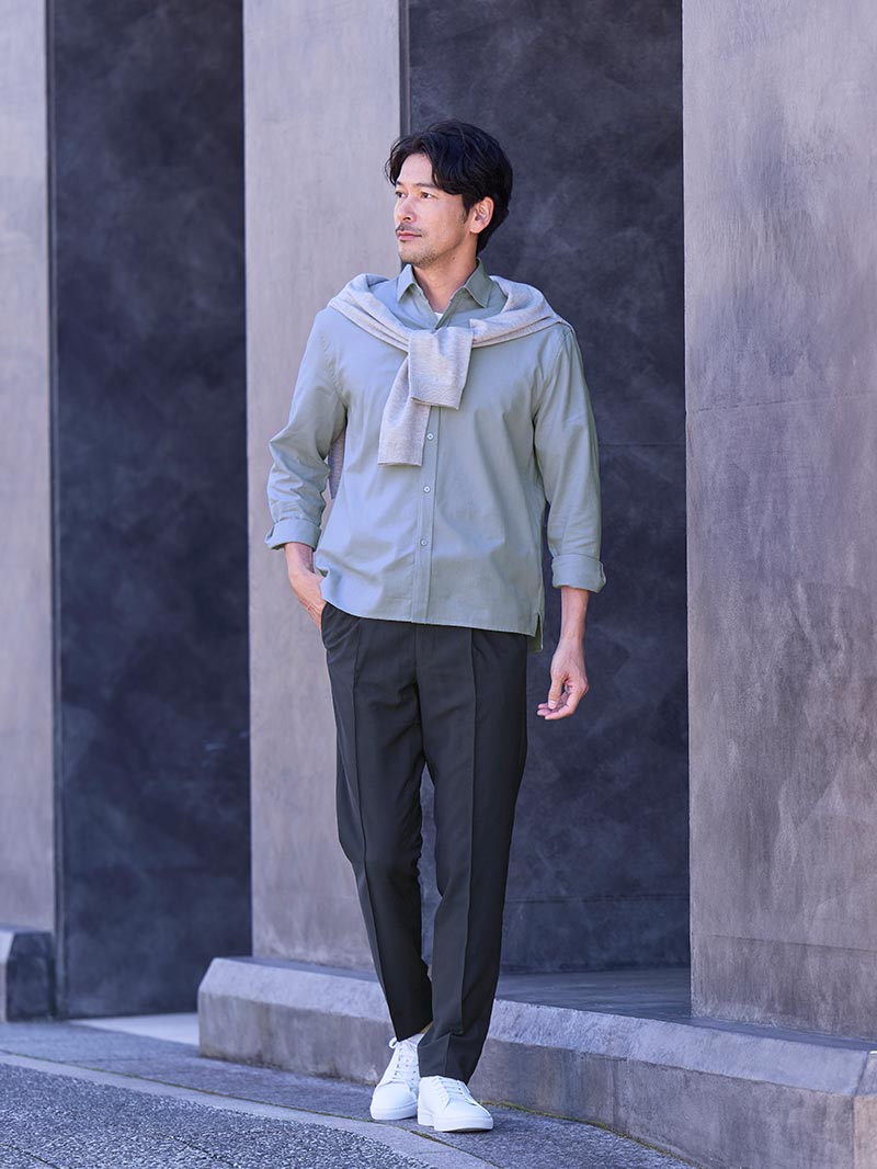 品よく遊ぶ休日コーデ