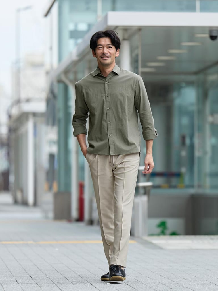 自然体で魅せる大人の余裕