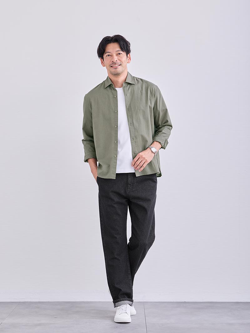 休日散歩で映える抜け感コーデ