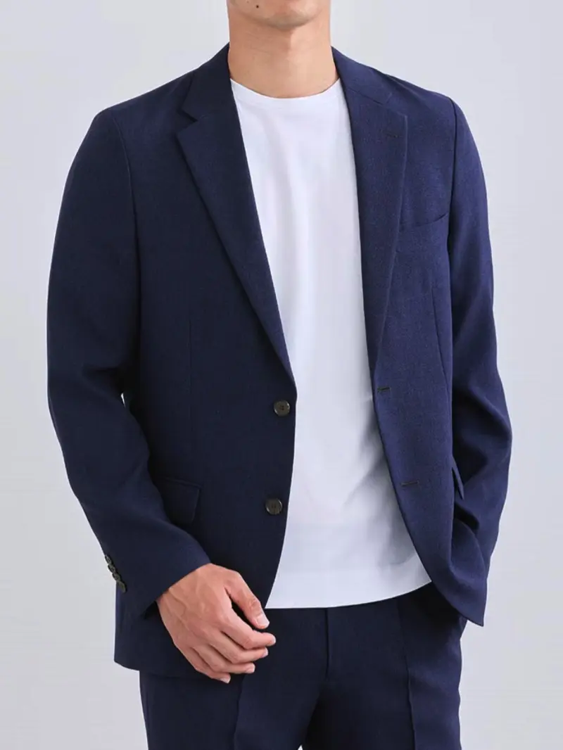 サマージャケットメンズ 50代 サマージャケット メンズ ジャケット 春 夏 薄手 軽量 40 50代へも好評なデザイン 綿麻配合の上級モデル ビジネス カジュアル テーラード メンズ ジャケット サマージャケット 夏ジャケット EVOLUTION エボリューション 通販・人気