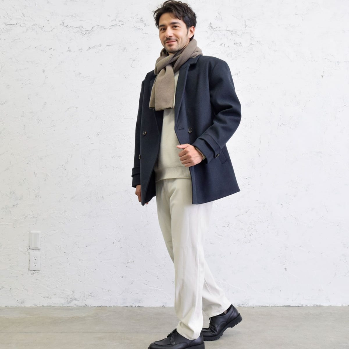 50代メンズの12月向け服装例