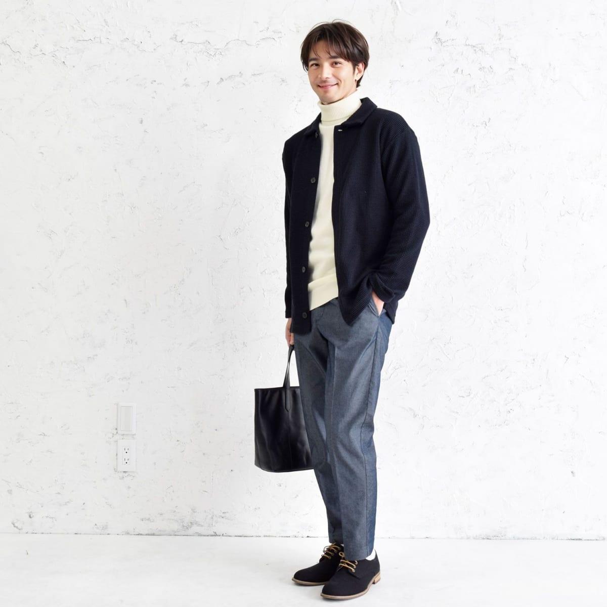 40代メンズの11月の服装例