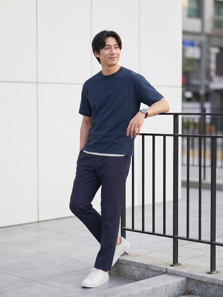 Tシャツ一枚でも、清潔感はつくれる