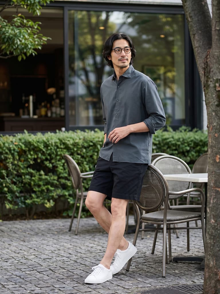 ラフなのに、ちゃんと洒落てる
