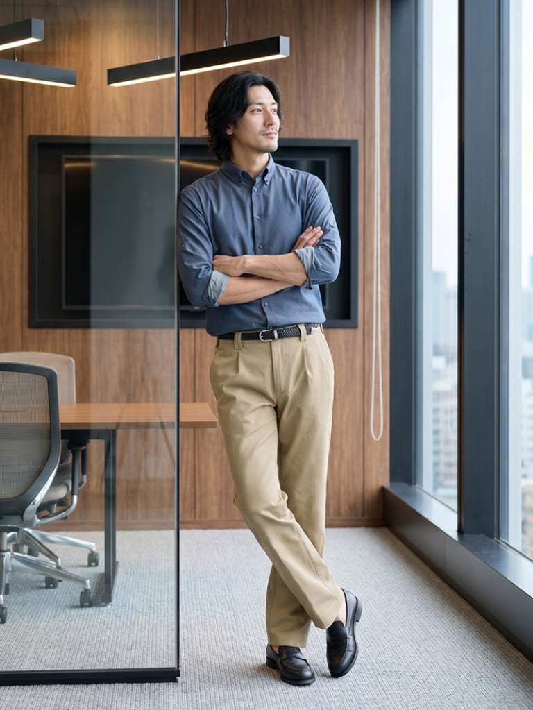 シャツは入れるだけで、見え方が変わる