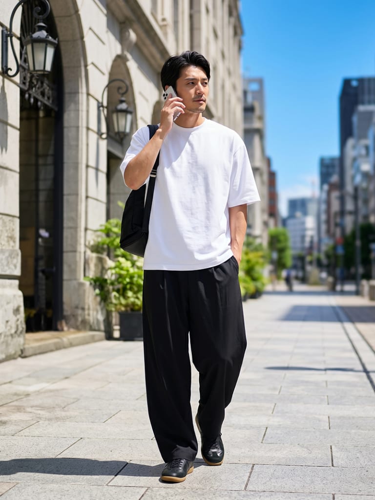 白T一枚で、街までちゃんと行ける