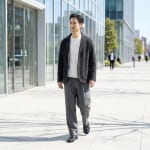 カーディガン インナーの着こなし