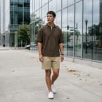 ハーフパンツ コーデの着こなし