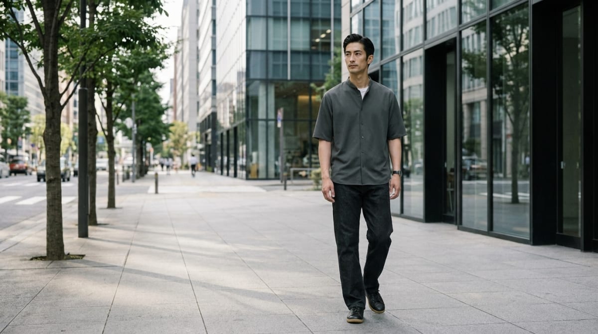30代男性 ファッション きれいめの着こなし