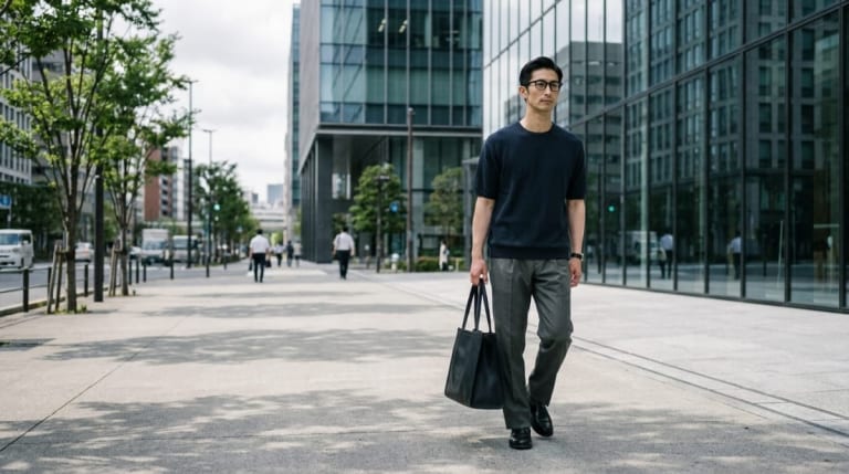 【メンズ】綿100の服は何が違う？選び方と平日5日が整う着回し