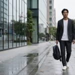 梅雨 服装 メンズの着こなし