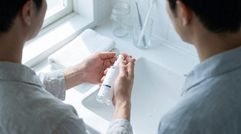 テカリが気になるメンズほど乳液が必要！？正しい使い方を徹底解説