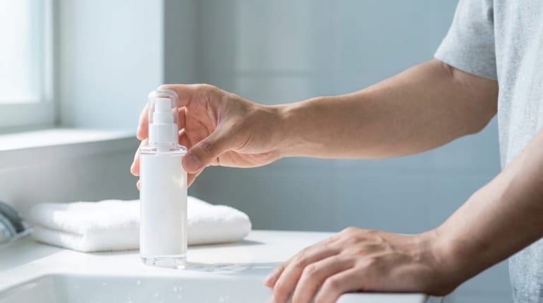 肌がべたつく40代メンズへ。その原因と効果的なスキンケア方法を解説