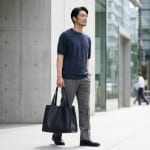 60代 メンズ バッグの着こなし
