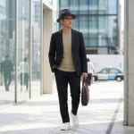 帽子 メンズ 50代の着こなし