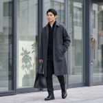 40代 名刺入れの着こなし