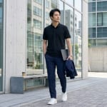 30代 スニーカーの着こなし