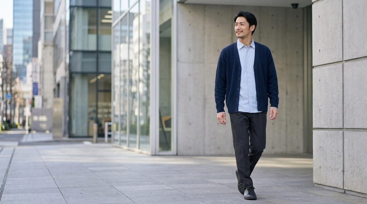 11月 服装 メンズ 50代の着こなし