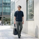 シンプルな服装 メンズの着こなし