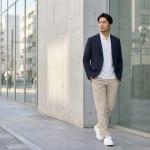 オフィスカジュアル メンズ ブランドの着こなし