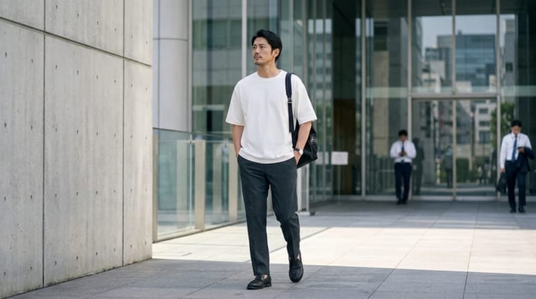 40代のビジネスカジュアルは5アイテムで決まる｜迷わず整う着回し術