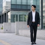 オフィスカジュアル セットアップの着こなし