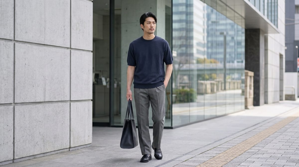 私服通勤 メンズの着こなし