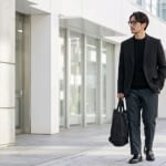 メンズ アウター コーデの着こなし