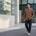 秋 メンズ コーデの着こなし