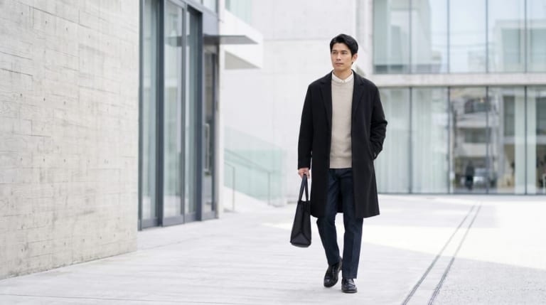 40代ぽっちゃりメンズのコーデ｜太って見えない選び方と季節別の実例