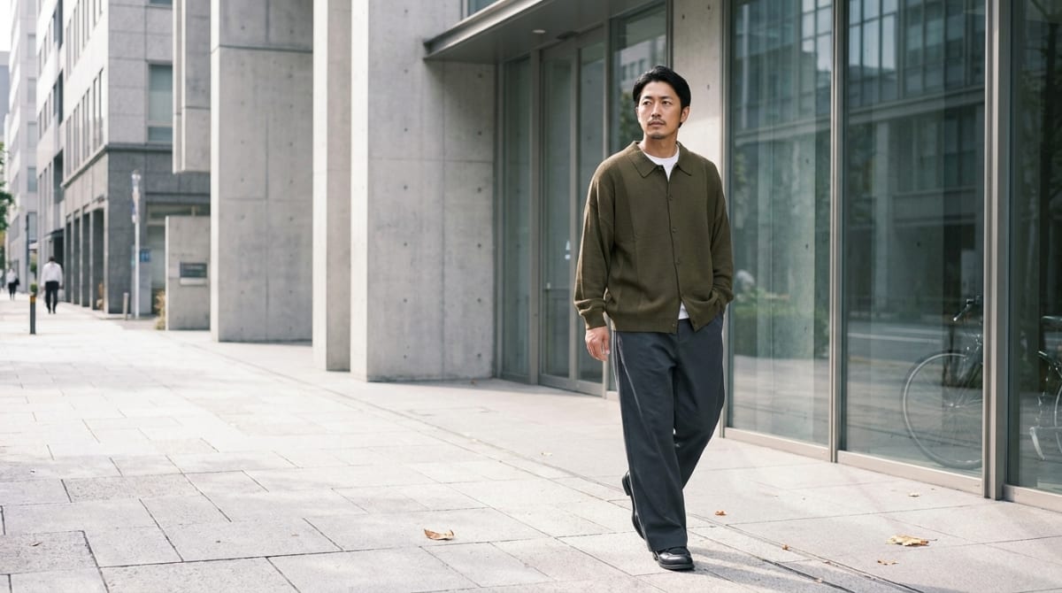 秋服 メンズ 30代の着こなし