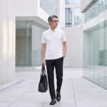 50代 ポロシャツ メンズ ブランドの着こなし