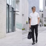 夏 パンツ メンズの着こなし