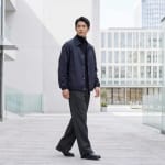 ワイドパンツ 靴 メンズの着こなし