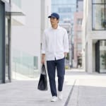 メンズ キャップ ブランドの着こなし