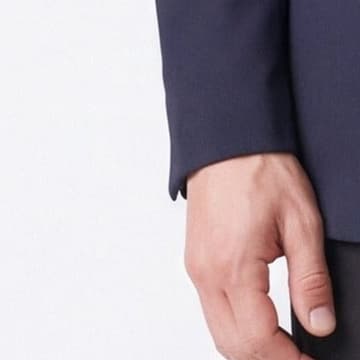 本切羽風の開き見せの袖口