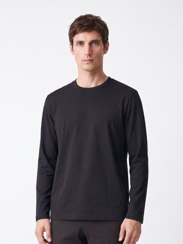 CODEロングスリーブTシャツ ブラック