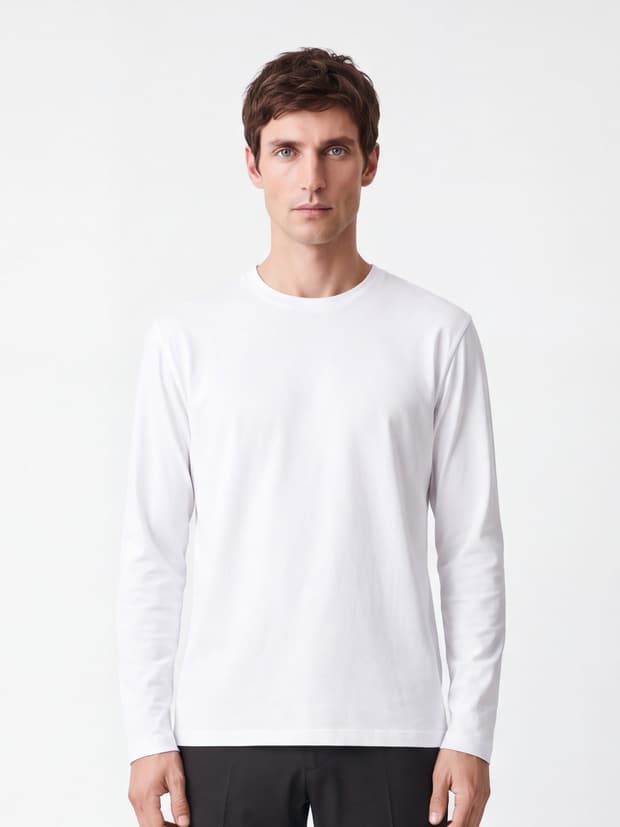 CODEロングスリーブTシャツ ホワイト