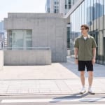 眼鏡 30代 メンズ ブランドの着こなし