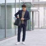 ビジネスバッグ メンズ 20代の着こなし